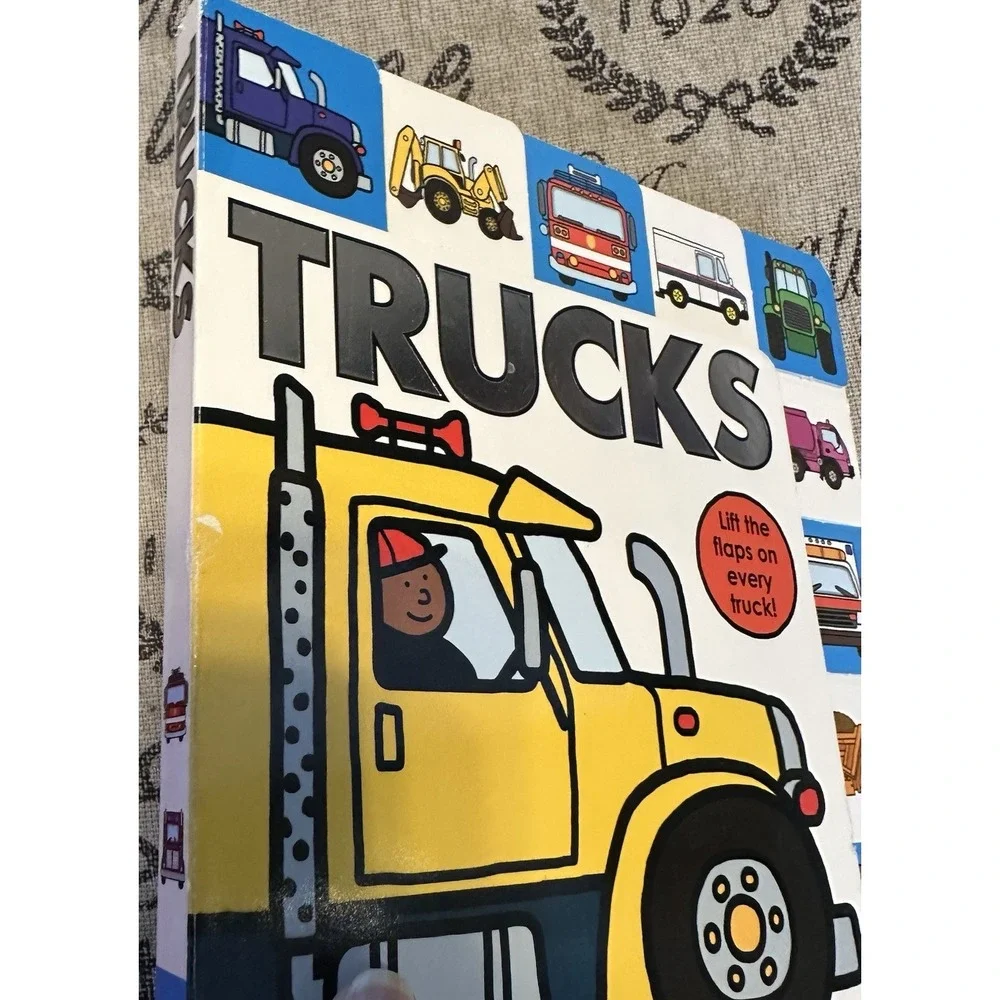 Lift-the-Flap Tab: Trucks: An Interactive - Board Book